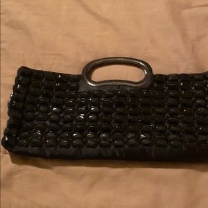 Bezelled evening handbag clutch